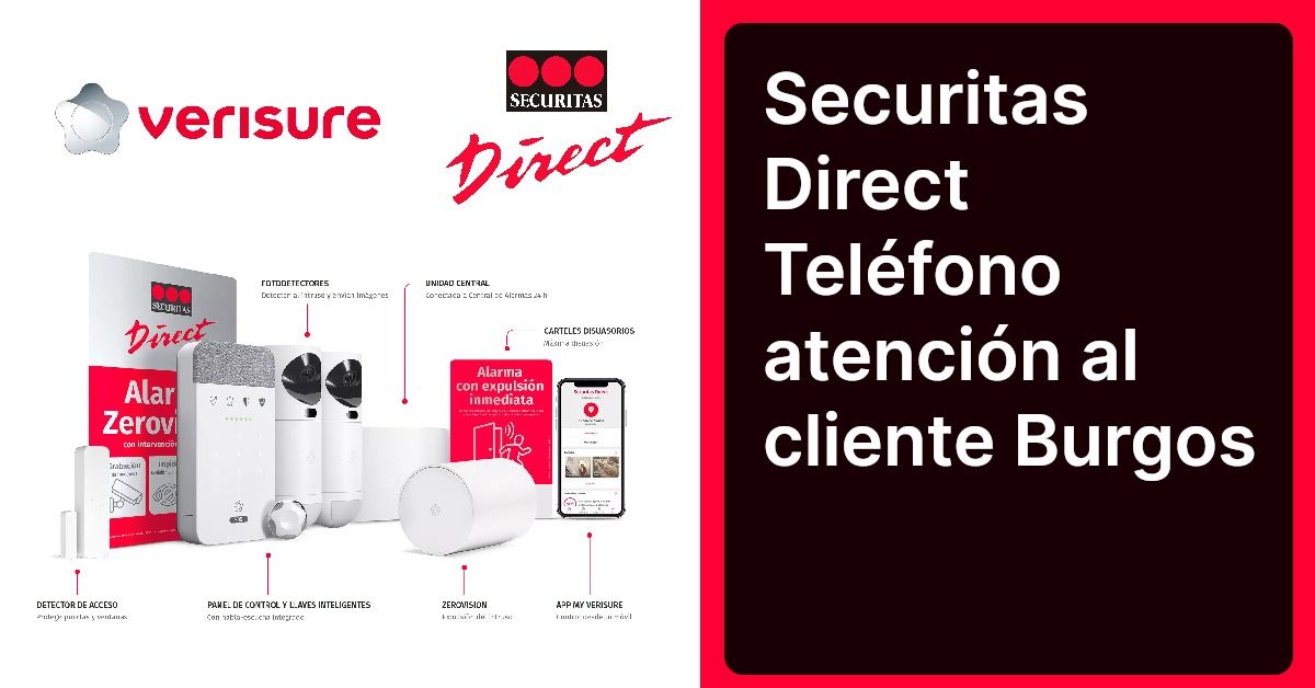 Securitas Direct Teléfono atención al cliente Burgos